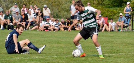 Men's Soccer Defeat the King's College