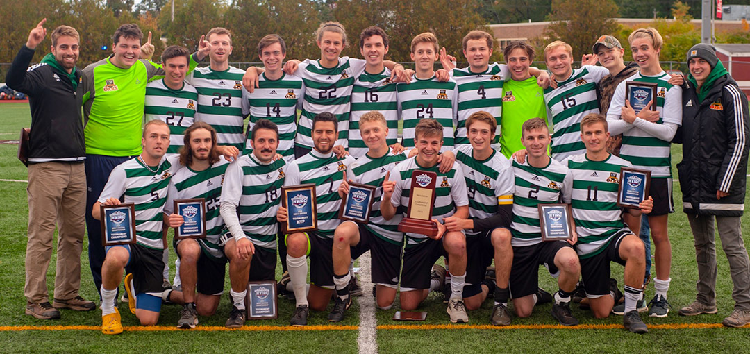 Men's Soccer Rallies to Win Second Men's Soccer Championship in Three Years