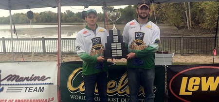 Bass fishing team wins the New York State Bass Fishing Federation Collegiate Cup