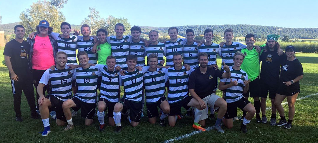 Men's Soccer Team Inaugurates New Field with a Win