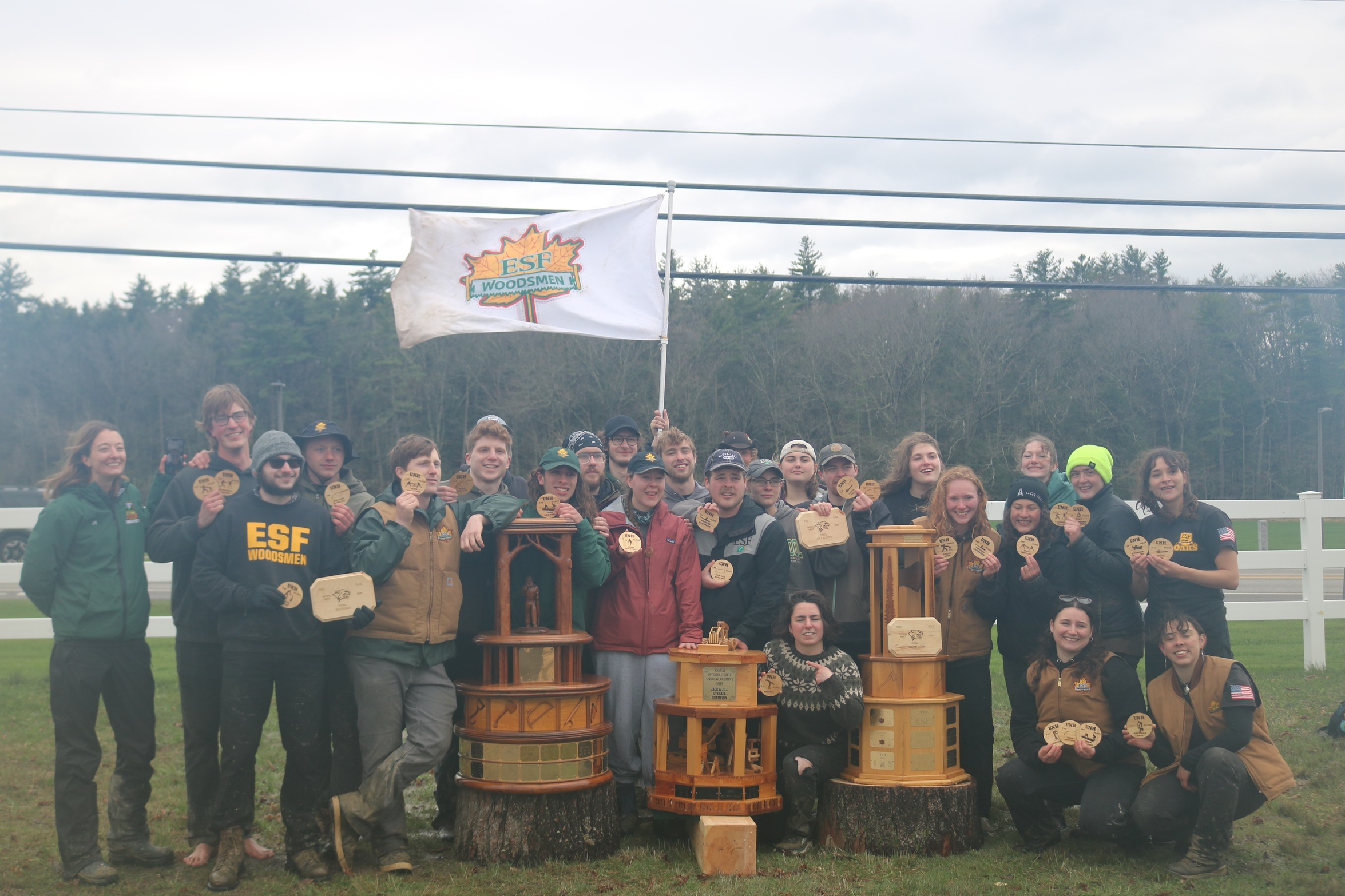 the timber sports team at the spring invite