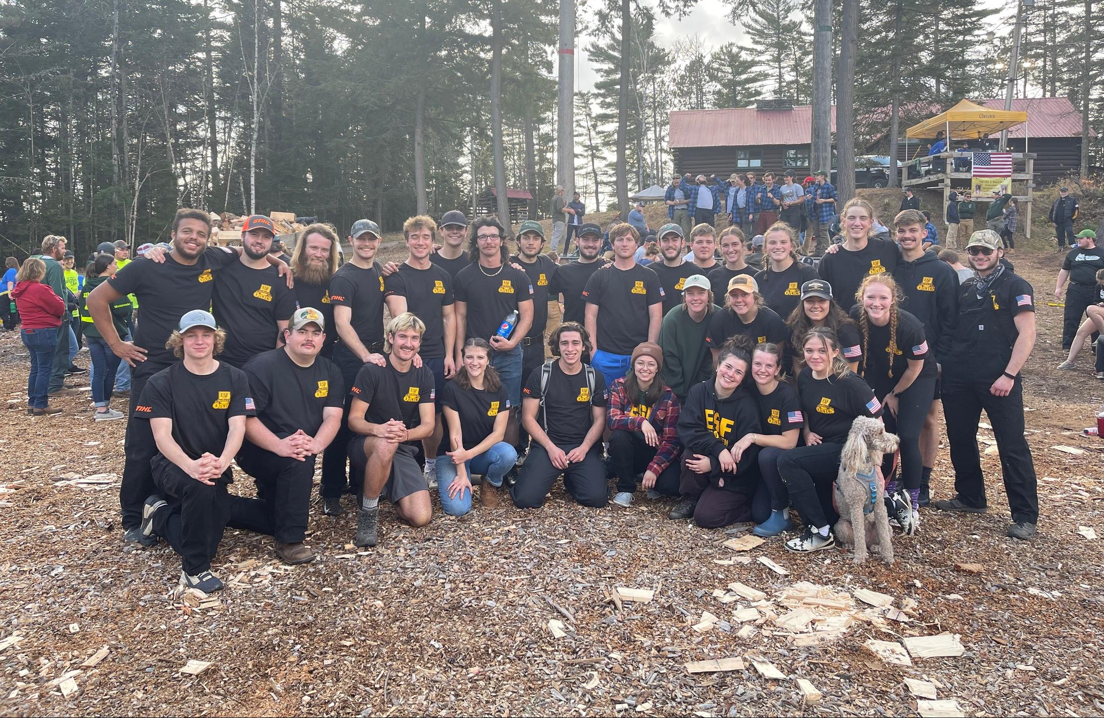 ESF Woodsmen team travels to Adirondacks to compete at Paul Smiths College