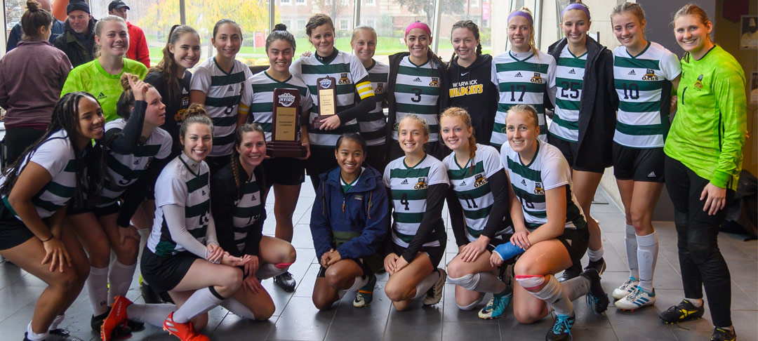 Women’s soccer team win fourth straight HVIAC title